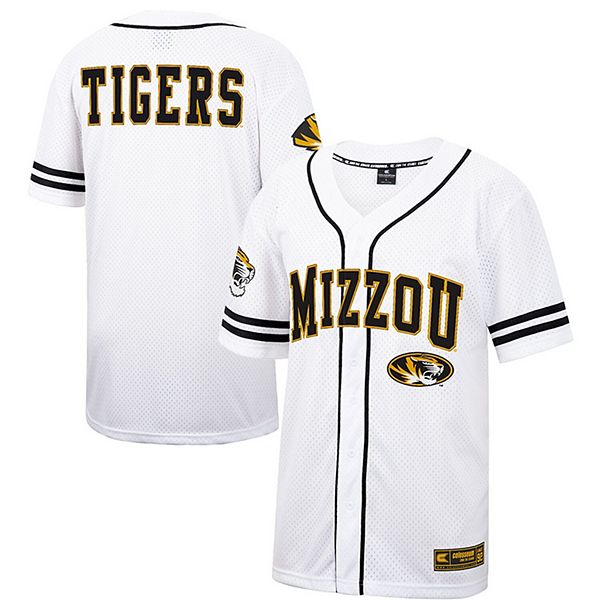 Men's Colosseum White/Black Missouri Tigers Free Spirited Baseball