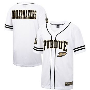 Purdue Boilermakers Skeleton NFL Baseball Jersey Shirt –