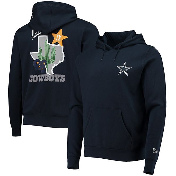 Dallas Cowboys Men's Cluster Navy Pullover Hoodie