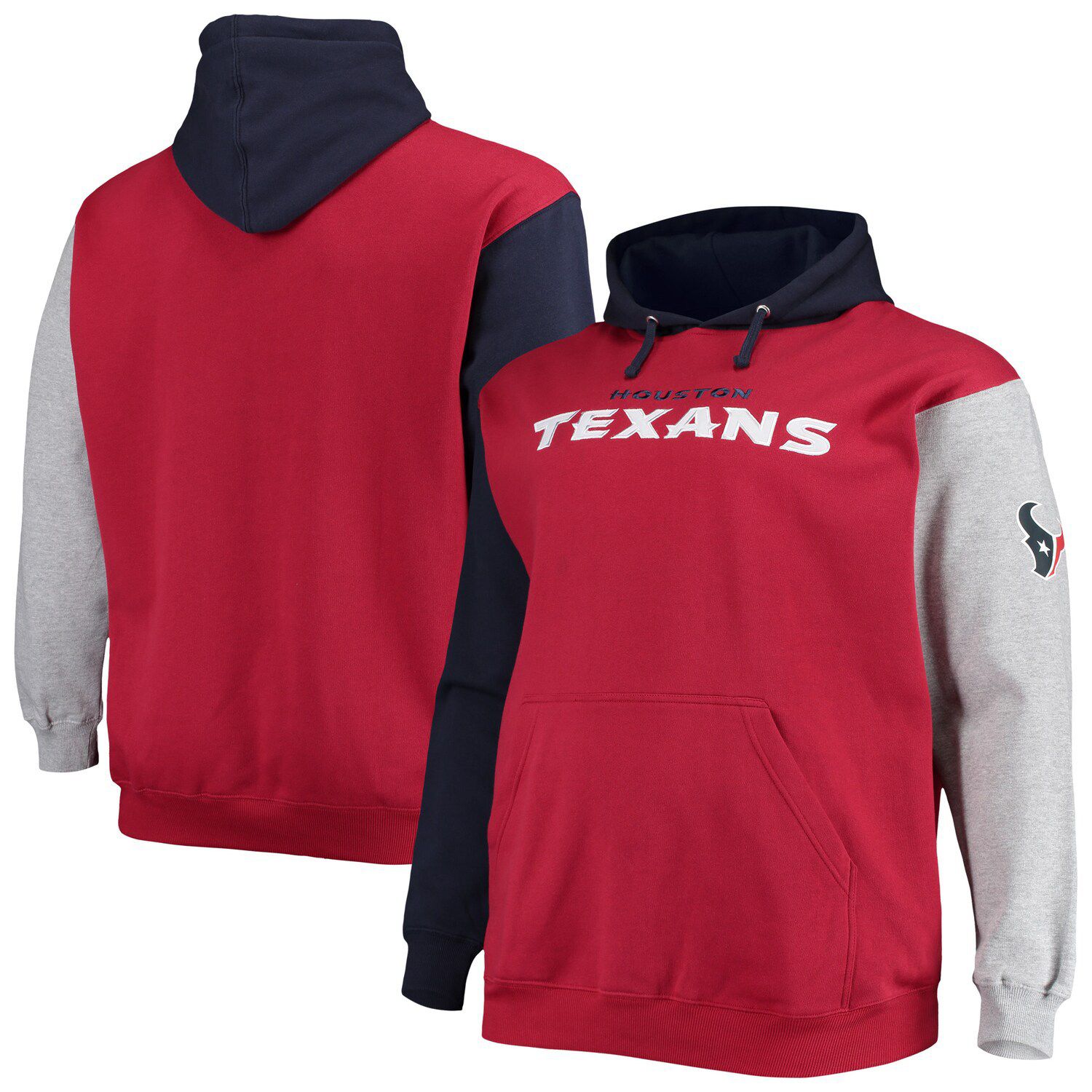 Women's Fanatics Branded Red Houston Texans Doubleface Slub