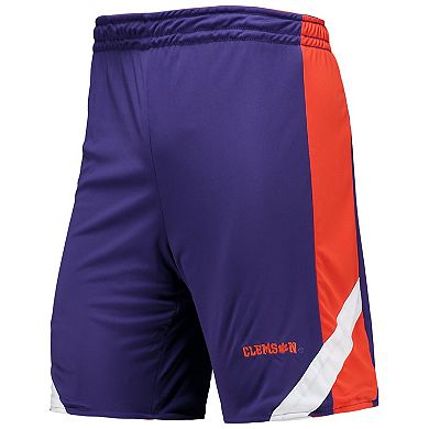 Men's Colosseum Orange/Purple Clemson Tigers Am I Wrong Reversible Shorts
