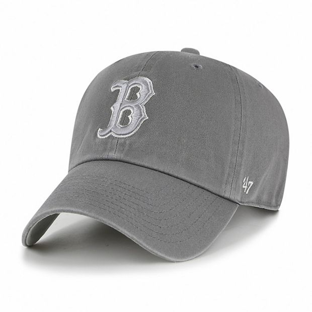 Boston Red Sox Clean-Up Black Adjustable Hat