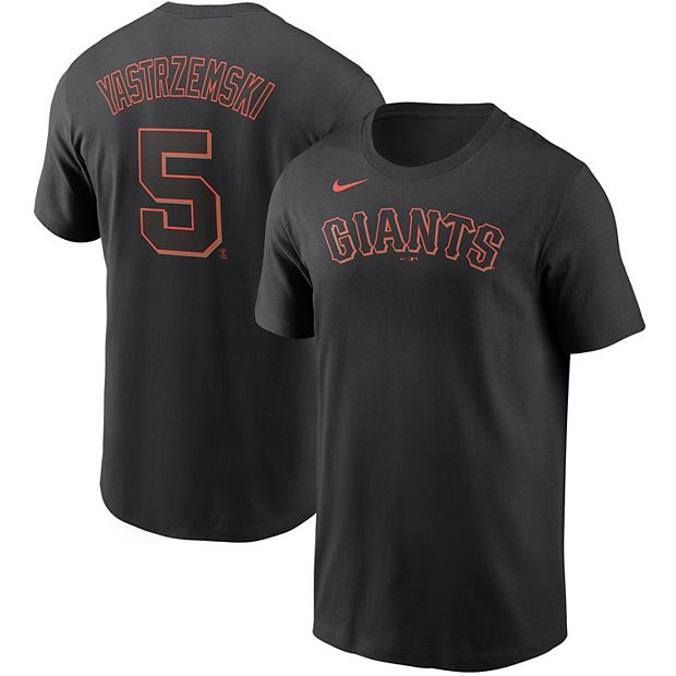 Men's Nike Mike Yastrzemski Black San Francisco Giants Name