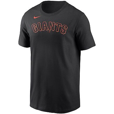 Men's Nike Mike Yastrzemski Black San Francisco Giants Name & Number T-Shirt