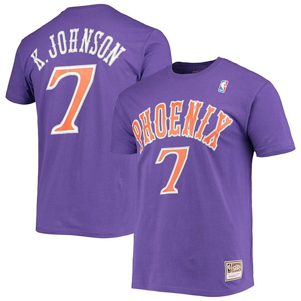 パープルベック⭐メンバー5人全員&トレカ直筆本人サイン2枚⭐PURPLEBECK Men's Mitchell & Ness Kevin Johnson Purple Phoenix Suns Hardwood