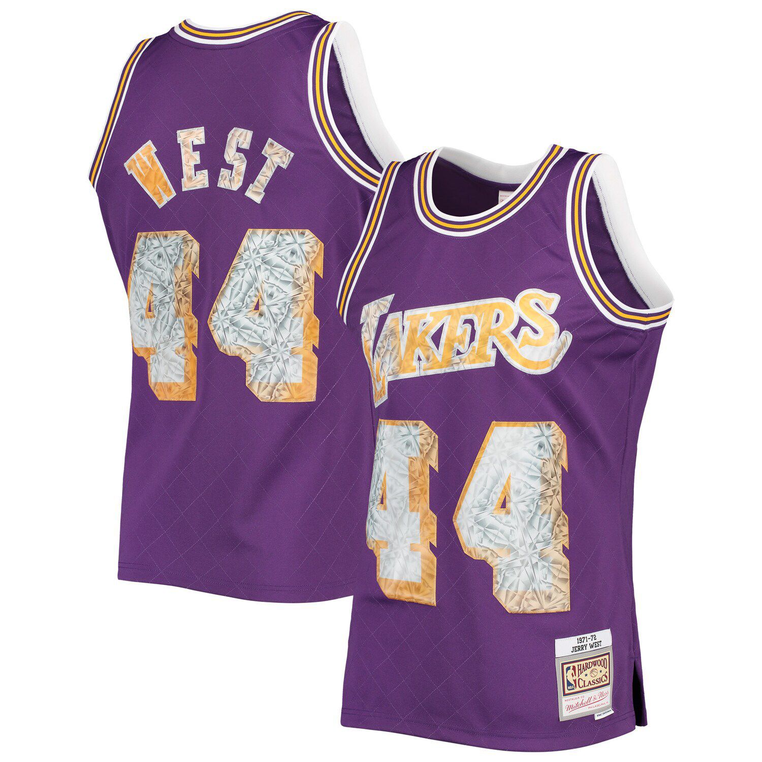 Men's Mitchell & Ness Lamar Odom Gold Los Angeles Lakers Hardwood