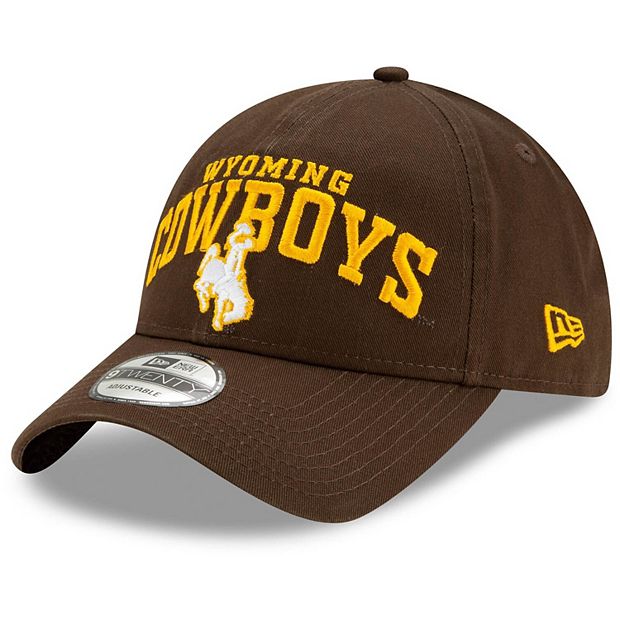 Mens Wyoming Cowboys Apparel Gameday Brown Arch Over