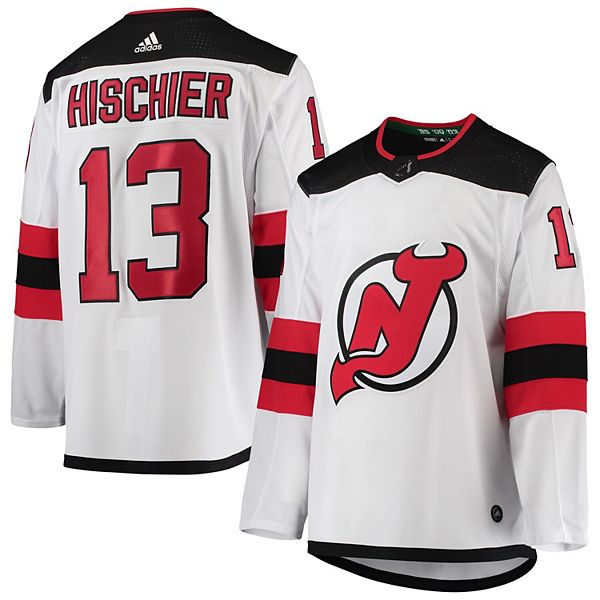 Nico Hischier New Jersey Devils HERITAGE Fanatics stitched white