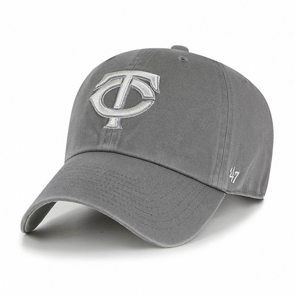 Minnesota Twins Hat One Size Stretch Gray Two Tone TC '47 Closer