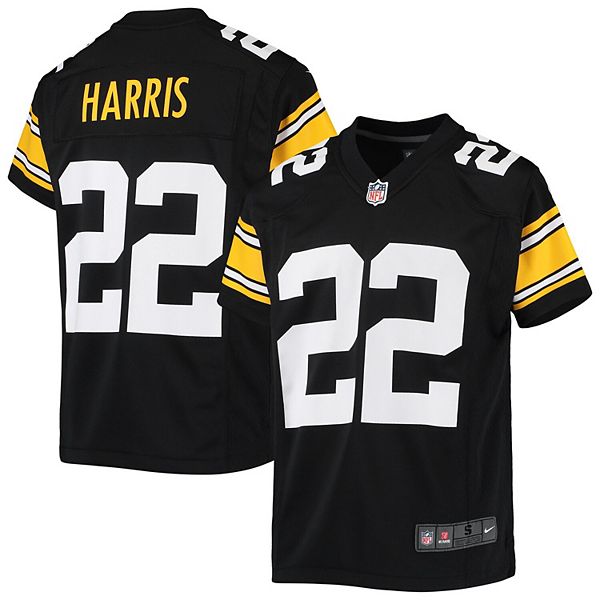 Youth Nike Najee Harris Black Pittsburgh Steelers Alternate Game Jersey