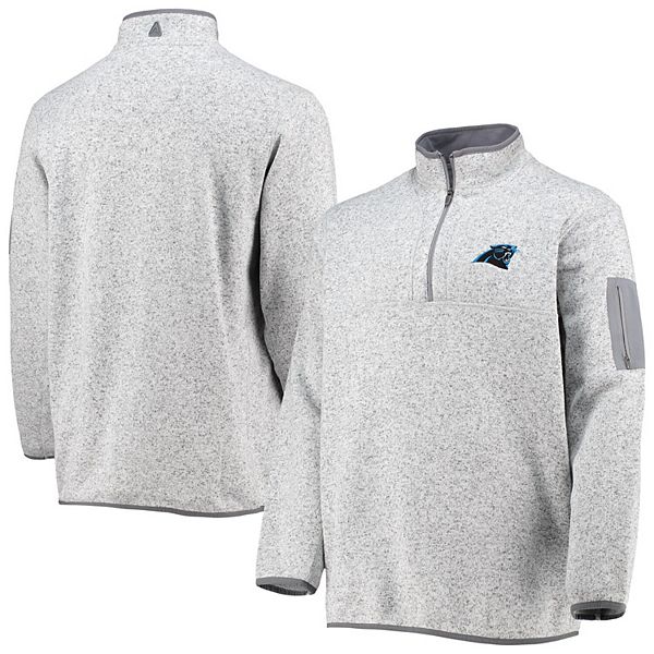 Lids Carolina Panthers Cutter & Buck Big Tall Cascade Eco Sherpa Fleece  Quarter-Zip Pullover Jacket - Black