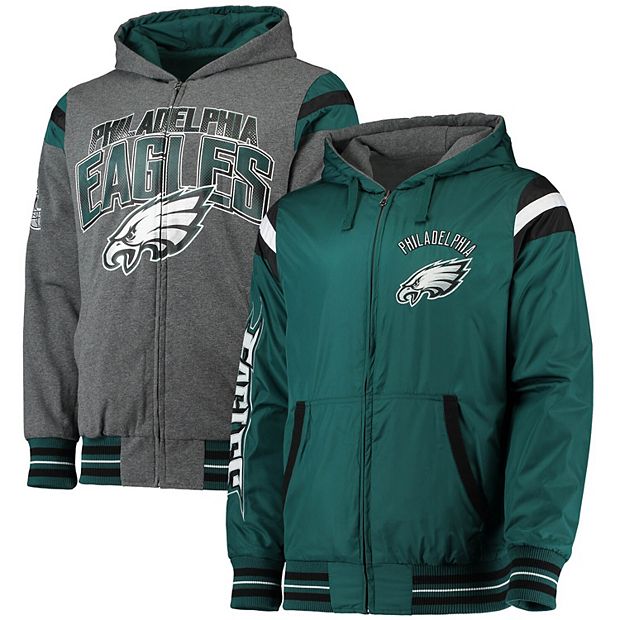 NFL Philadelphia Eagles Men's Big & Tall Reversible Jacket 