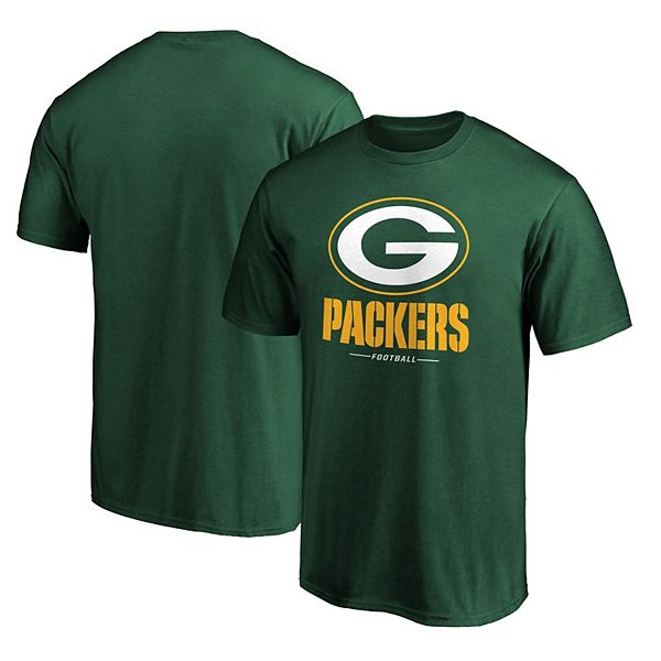 Men's Fanatics Branded Green Green Bay Packers Team Lockup Logo T-Shirt