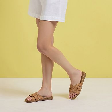 Cliffs by White Mountain Fortunate Women's Slide Sandals