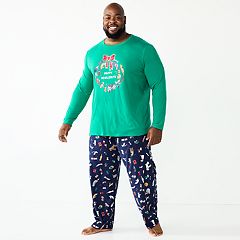 Big and tall cheap christmas pajamas family