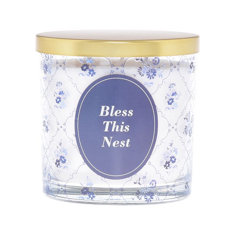 Sonoma Goods For Life Bless This Nest 13-oz. 3-Wick Jar Candle, Multicolor