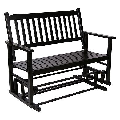 Shine Company Torrey Outdoor Glider Rocking Loveseat