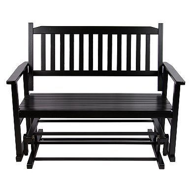Shine Company Torrey Outdoor Glider Rocking Loveseat