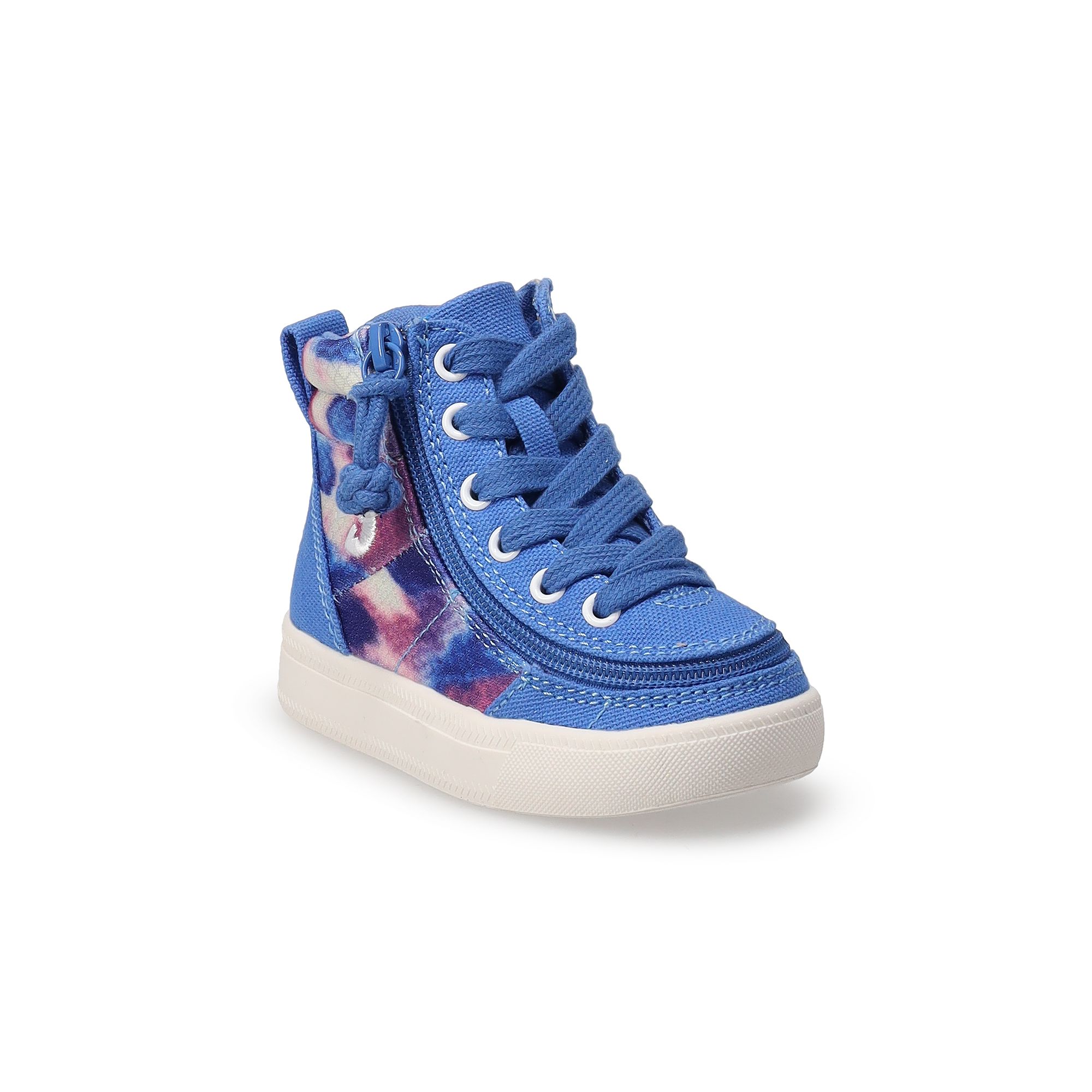 BILLY Footwear Kids Adaptive High Top Sneakers, Kids Unisex, Size: 5 T, Bl
