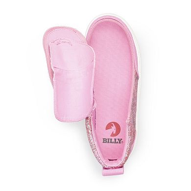 BILLY Footwear Girls' Adaptive Glitter High-Top Sneakers