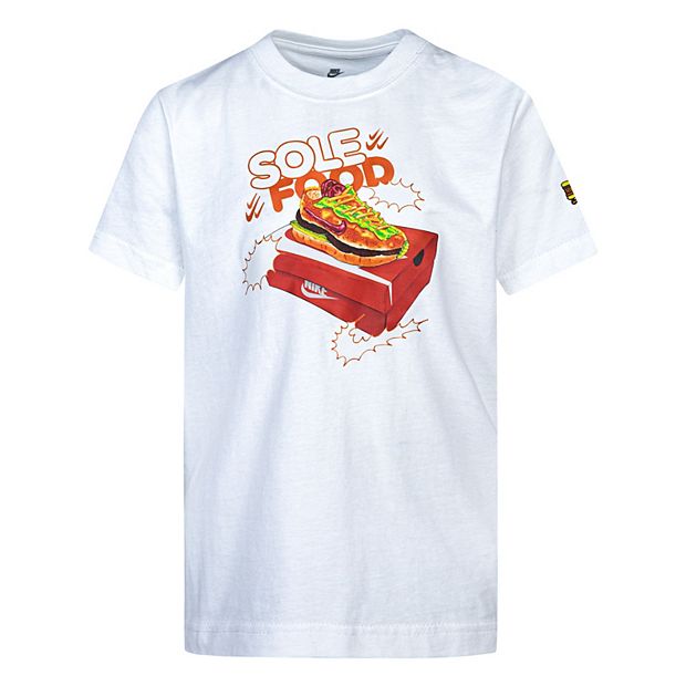nike sole food shirt