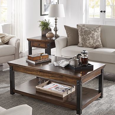 HomeVance Niccola Lift-Top Coffee Table