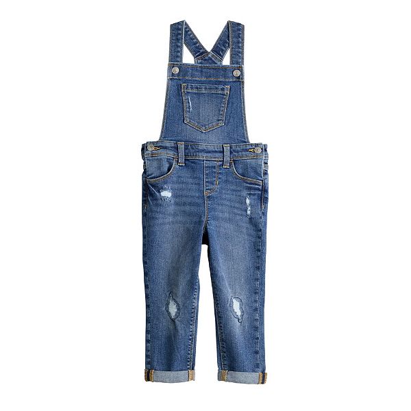 Girls 4-12 Jumping Beans® Girlfriend Fit Denim Overalls