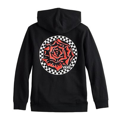 Boys 8 14 Vans Rose Front Back Graphic Hoodie