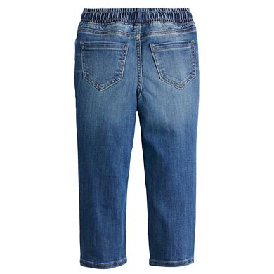Boys 4-8 Jumping Beans® Super Tough Denim Pull-On Straight Leg Jeans