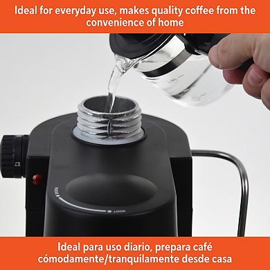 IMUSA 4-Cup Espresso & Cappuccino Maker