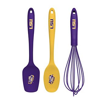 LSU Tigers 3 pc Silicone Kitchen Utensil Set