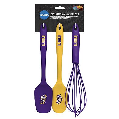 LSU Tigers 3-pc. Silicone Kitchen Utensil Set