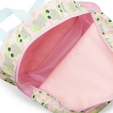 Girls Star Wars The Mandalorian Grogu aka Baby Yoda "Cutest in the Galaxy" Backpack with Lunch Bag