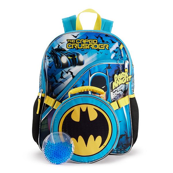 DC Comics Batman 5-Piece Backpack Set