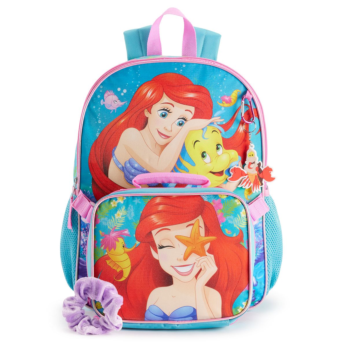 Disney The Little Mermaid Backpack With Lunch Bag