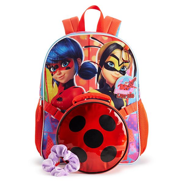 Miraculous Ladybug Kids Lunch Box and Water Bottle Lunch Bag for Girls