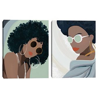 Masterpiece Deja & Destiny Canvas Wall Art by Studio Arts 2 pc Set