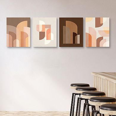 Masterpiece Retro Graphic 2-5 Wall Art by Sisi & Seb 4-Piece Set