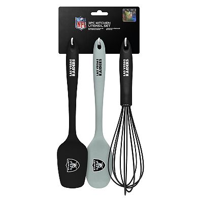 Las Vegas Raiders 3-pc. Silicone Kitchen Utensil Set