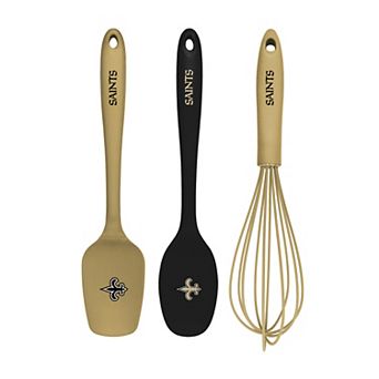 New Orleans Saints 3 pc Silicone Kitchen Utensil Set