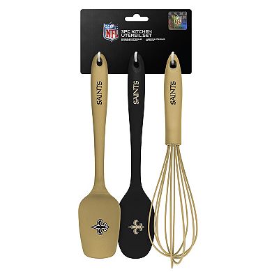 New Orleans Saints 3-pc. Silicone Kitchen Utensil Set