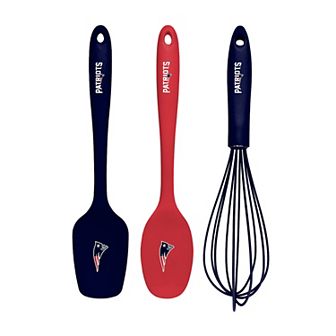New England Patriots 3 pc Silicone Kitchen Utensil Set