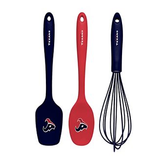 Houston Texans 3 pc Silicone Kitchen Utensil Set