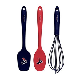 Houston Texans 3 pc Silicone Kitchen Utensil Set