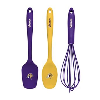 Minnesota Vikings 3 pc Silicone Kitchen Utensil Set