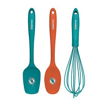 Miami Dolphins 3 pc Silicone Kitchen Utensil Set
