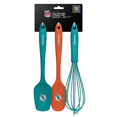 Miami Dolphins 3-pc. Silicone Kitchen Utensil Set