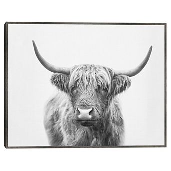Masterpiece Highland Bull Wall Art by Sisi & Seb