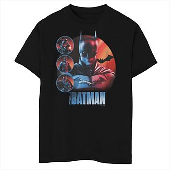 Boys 8-20 DC Comics Batman Bat Trio Logo Graphic Tee