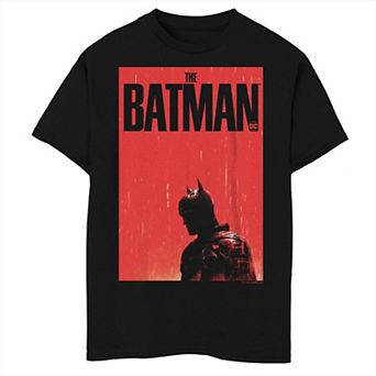 Boys 8-20 DC Comics Batman Red Poster Graphic Tee
